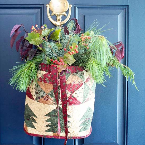 Christmas door plants Christmas door plants