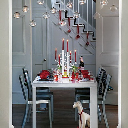 Clear glass ornaments