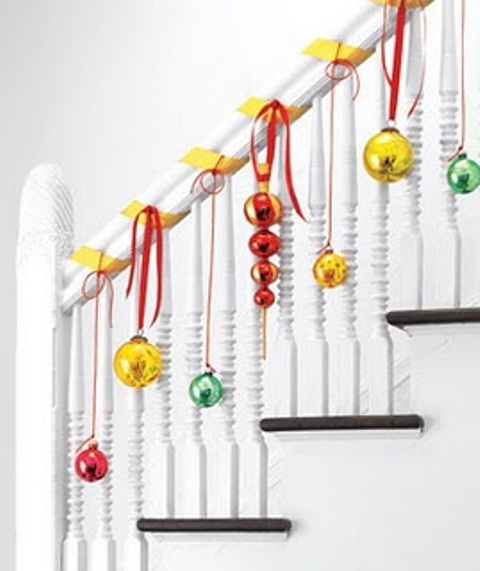 Hanging stair ornaments