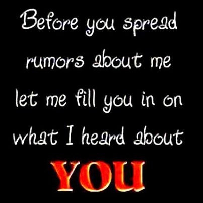 What I Heard About You What I Heard About You