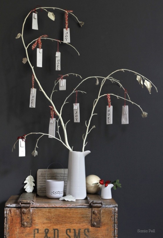 Tree branch christmas tree