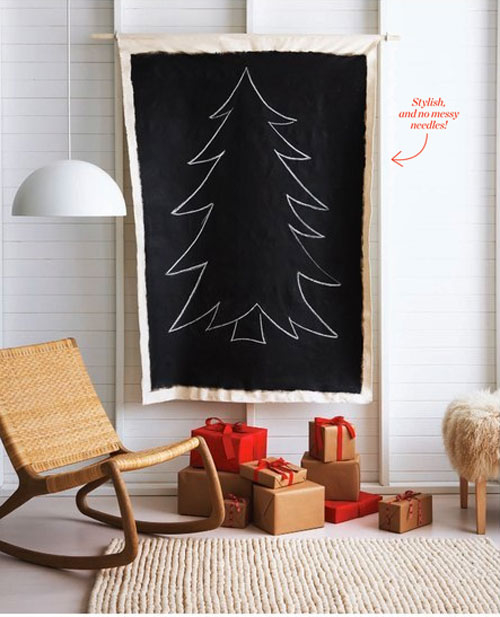 Chalk it up christmas tree alternative Chalk it up christmas tree alternative