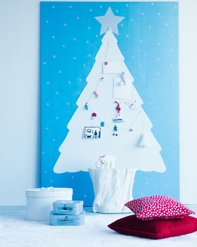 Painted christmas tree Painted christmas tree