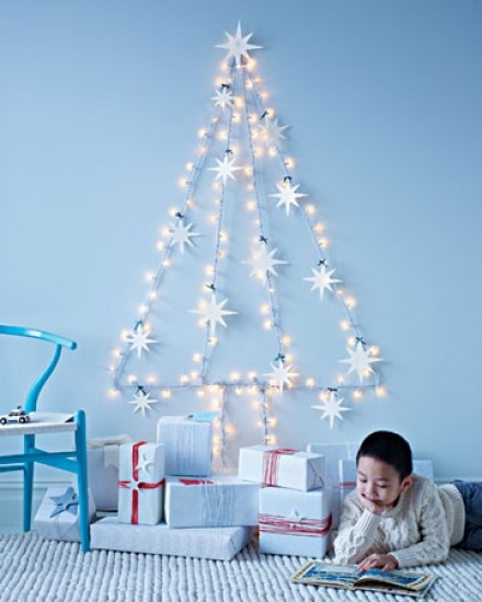 Cool string light christmas tree Cool string light christmas tree