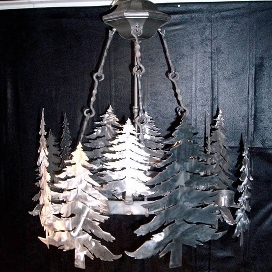 Metallic christmas tree