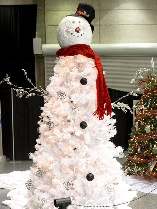 Snowman christmas tree Snowman christmas tree