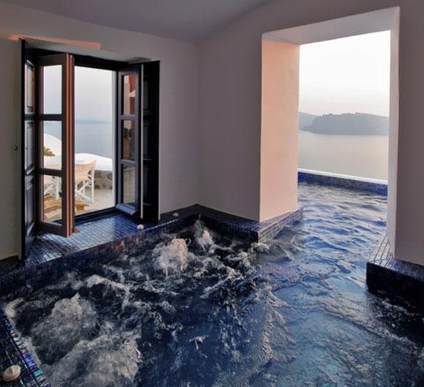 Indoor outdoor pool