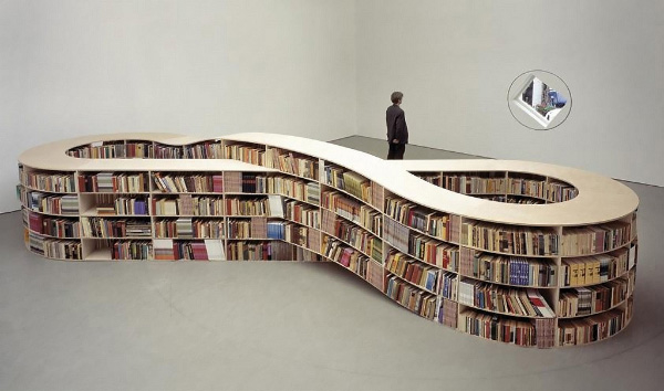 The infinite bookshelf The infinite bookshelf