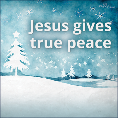 Jesus gives true peace Jesus gives true peace