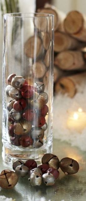 Jingle bells in a glass