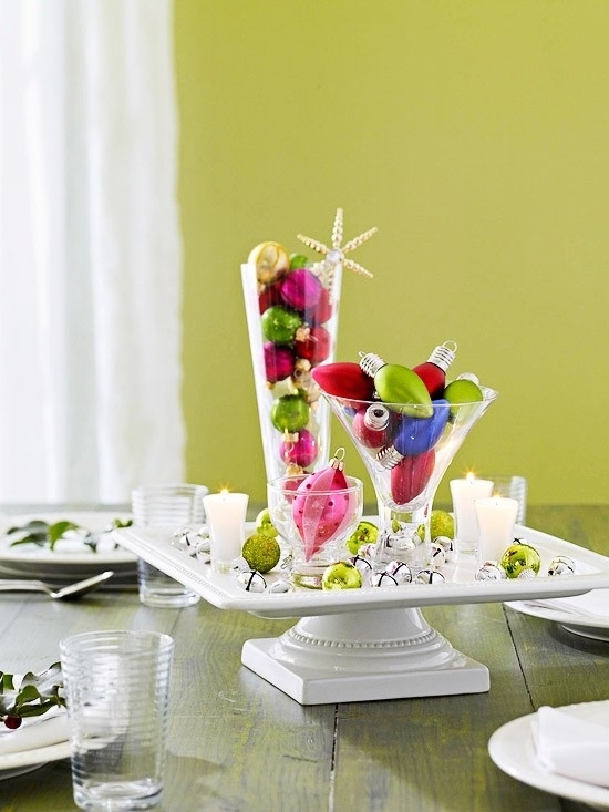 Christmas centerpiece decor
