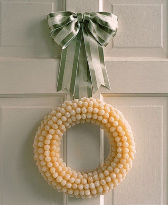Candy drop wreath