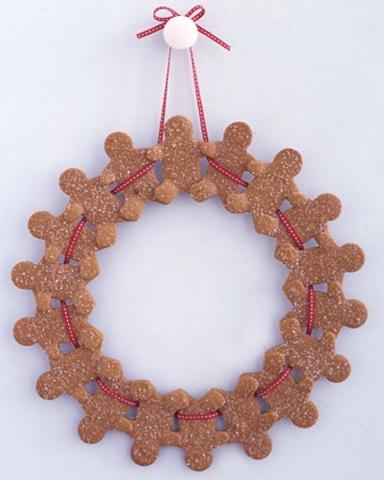 Gingerbread wreath Gingerbread wreath