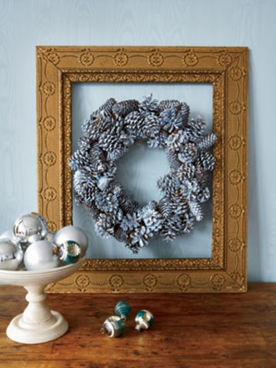 Pinecone wreath frame Pinecone wreath frame