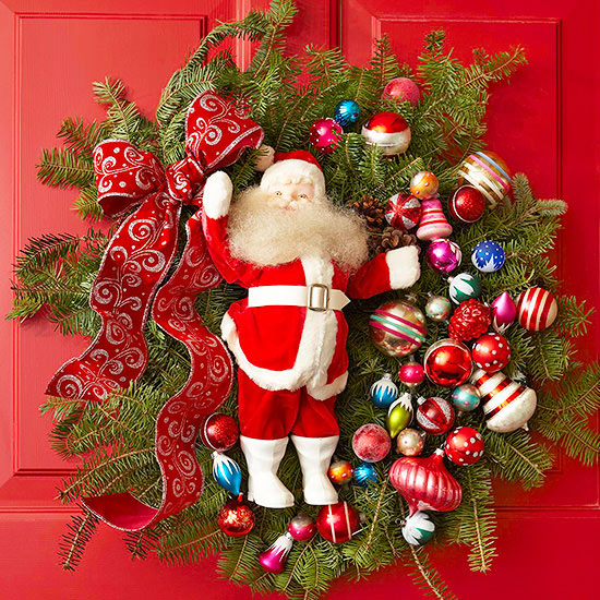 Santa Wreath