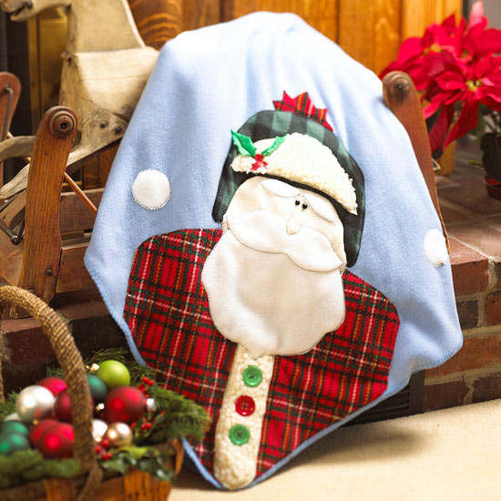 Cozy Santa Christmas Blanket