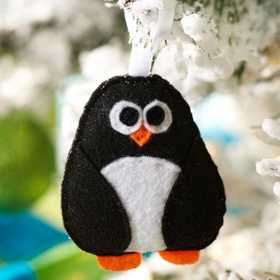 Felt penguin ornament Felt penguin ornament