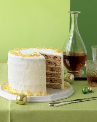 Layered fruitcake