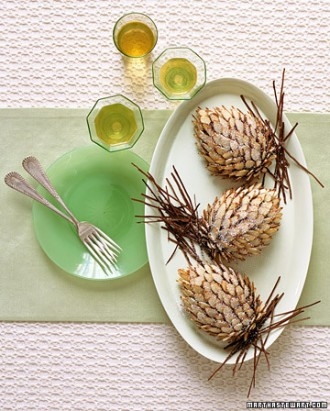 Pinecone cakes Pinecone cakes