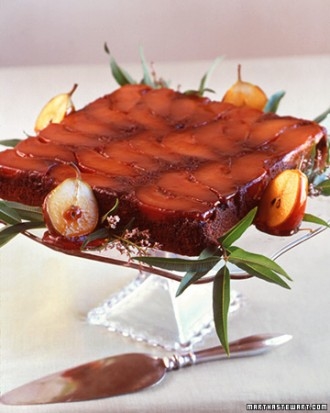 Pear upside down cake Pear upside down cake