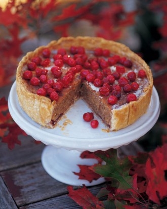 Cranberry, almond and cinnamon tart Cranberry, almond and cinnamon tart