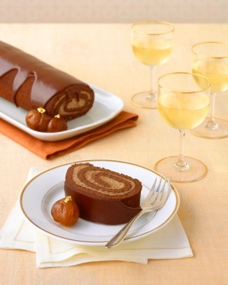 Chocolate roulade