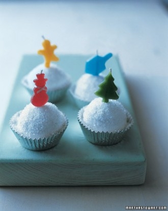 Snowball cupcakes