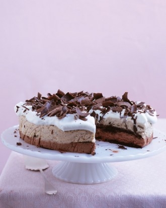 Chocolate chestnut mousse cake