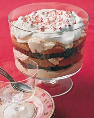 Triple chocolate peppermint trifle Triple chocolate peppermint trifle
