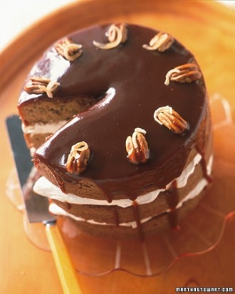 Ginger pecan cake