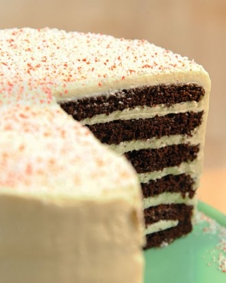 Chocolate peppermint cake