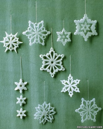 Wax snowflakes Wax snowflakes
