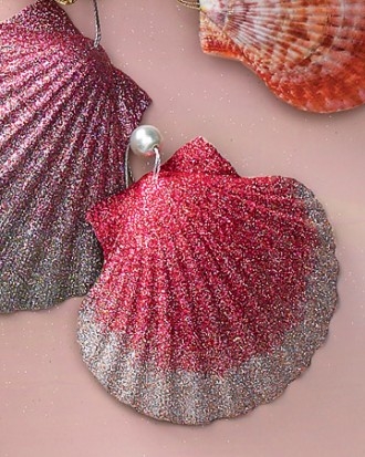 Natural shell ornaments