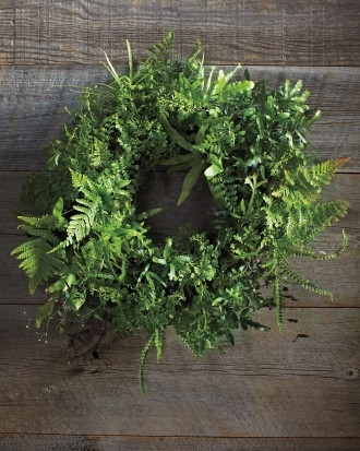 Fern wreath