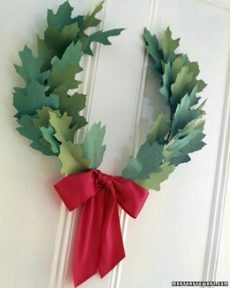 Paper wreath