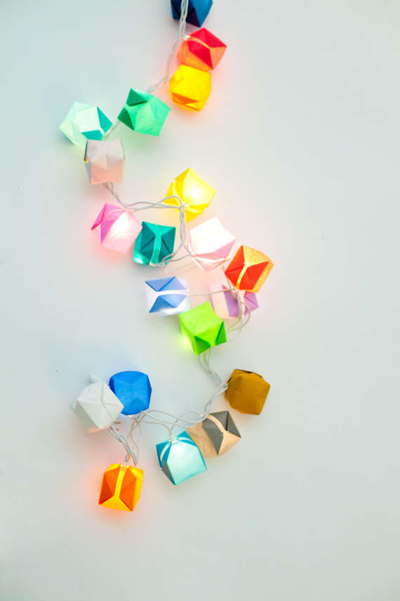 DIY Origami Box lights DIY Origami Box lights