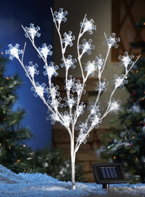 Cute snowflake tree post Cute snowflake tree post