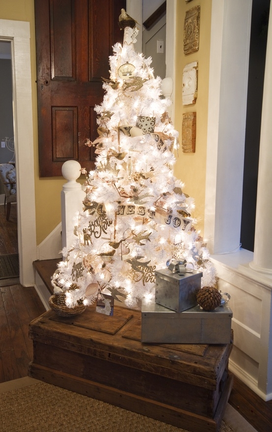 Glowing White Christmas Tree Pictures, Photos, and Images for Facebook