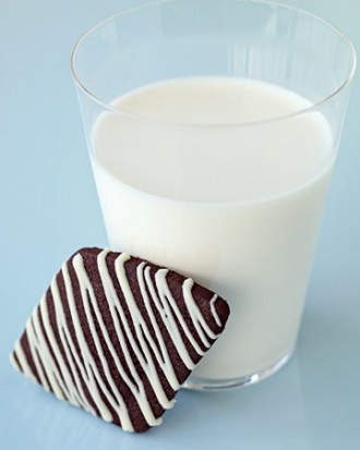 Cocoa shortbread diamonds