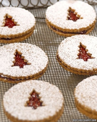 Linzer sandwiches Linzer sandwiches