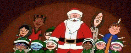 Santa and friends