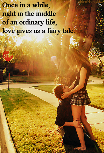 Love gives us a fairytale...