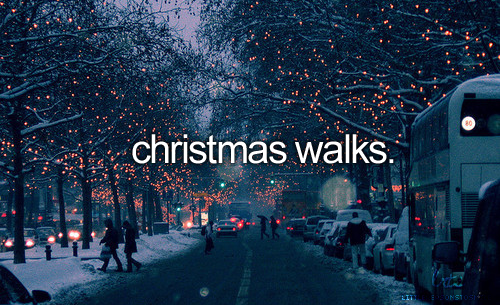 Christmas walks Christmas walks