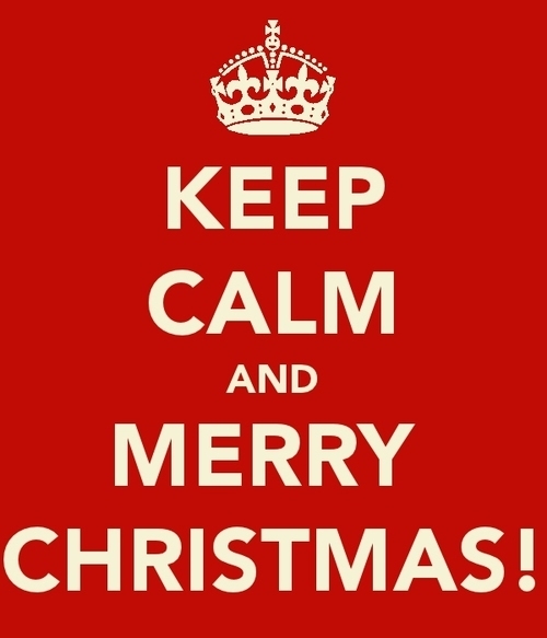 Keep Calm and Merry Christmas