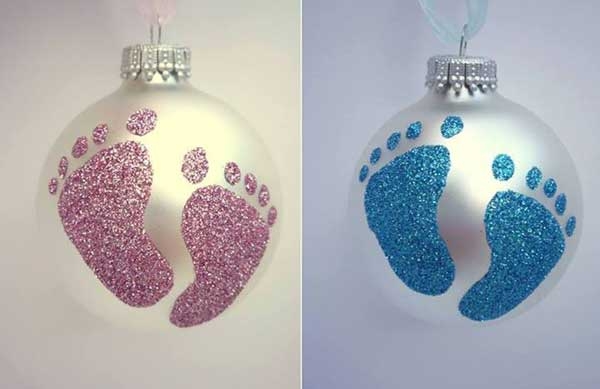 Baby foot ornament Baby foot ornament