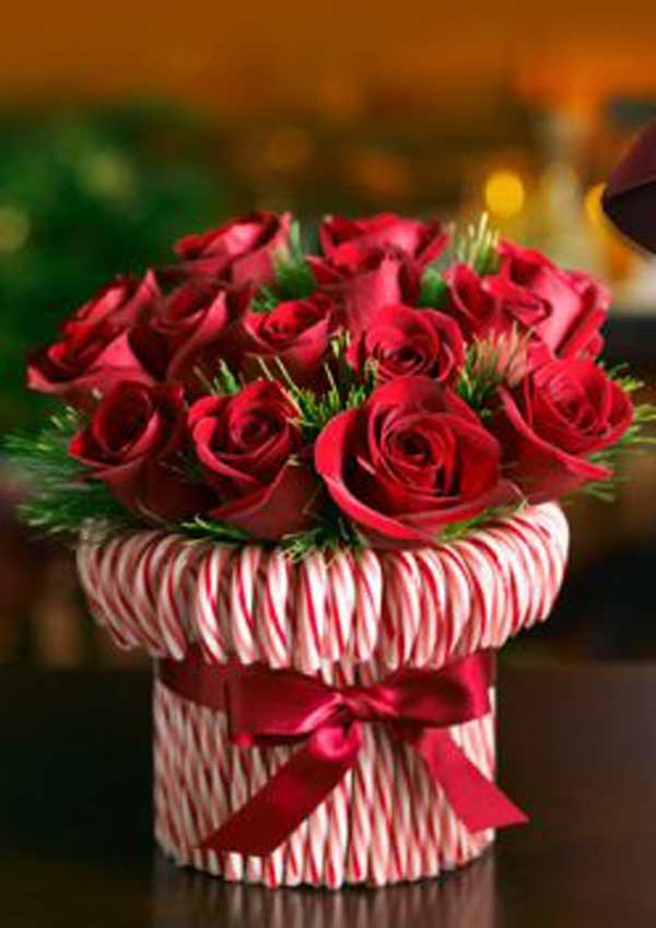 Candy Cane Centerpiece