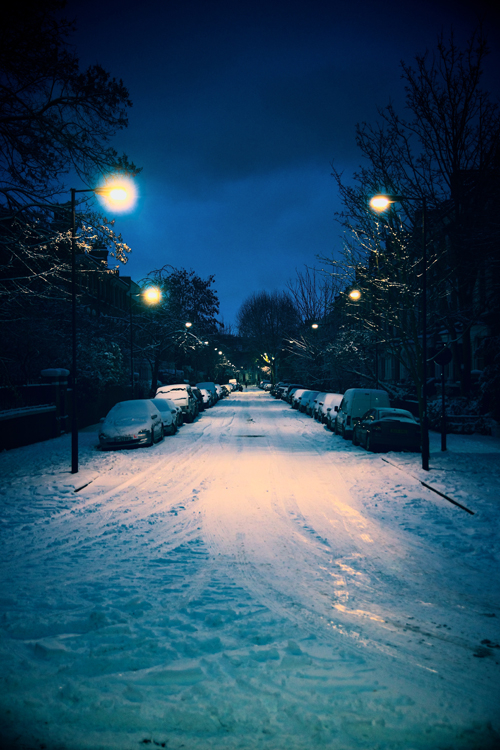 Snow dusted