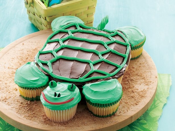 Turtle cupcakes Turtle cupcakes