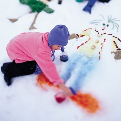 Snow mosaic