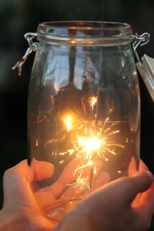 Fireworks jar